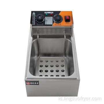 Fryer listrik stainless stainless silinder 6L